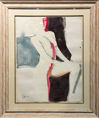 Christo Yotov imzalı tablo — Karışık Teknik, 78×58 cm, 18.000 TL müzayede satışı