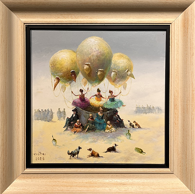 Giorgi Melikidze imzalı tablo — Yağlı Boya, 40×40 cm, 30.000 TL müzayede satışı