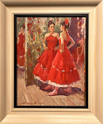 Vladimir Trush imzalı tablo — Yağlı Boya, 45×35 cm, 15.000 TL müzayede satışı