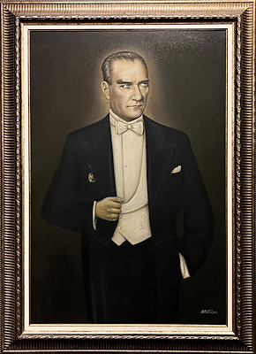Abdurrezzak Kurtuluş imzalı tablo — Yağlı Boya, 120×80 cm, 25.000 TL müzayede satışı
