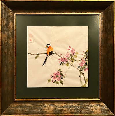 Neşe Üçer imzalı tablo — 35×35 cm, 6.000 TL müzayede satışı