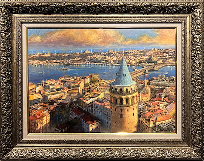 Nihat Evren Derman imzalı tablo — Yağlı Boya, 50×70 cm, 32.500 TL müzayede satışı