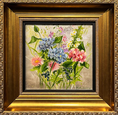 Tamila Arishvili imzalı tablo — Yağlı Boya, 25×25 cm, 3.000 TL müzayede satışı