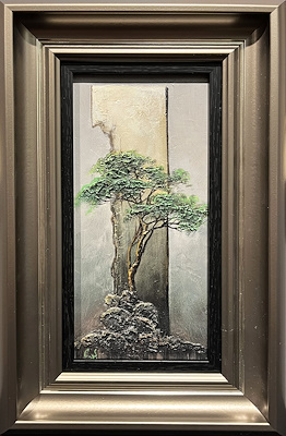 Saner Cabraılov imzalı tablo — Yağlı Boya, 24×10 cm, 2.250 TL müzayede satışı