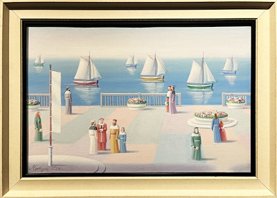 Vladimir Melnyk imzalı tablo — Yağlı Boya, 40×57 cm, 8.500 TL müzayede satışı