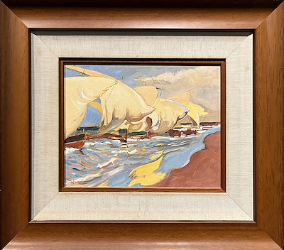 Nıcholas A. Verrall imzalı tablo — Yağlı Boya, 22×27 cm, 5.500 TL müzayede satışı
