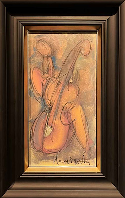 Ali Herischi imzalı tablo — Yağlı Boya, 50×25 cm, 14.000 TL müzayede satışı