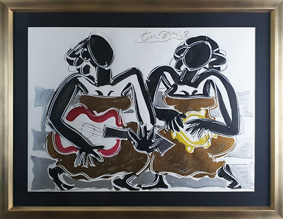 ADNAN TURANİ-50x70 cm, kağıt üzeri karışık teknik, sertifikalı