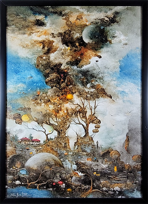 SELİM GÜVENTÜRK-70x50 cm, tuval üzeri yağlı boya, 