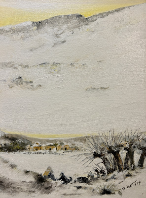 Kainat Barkan Pajonk imzalı tablo — Yağlı Boya, 40×30 cm, 8.000 TL müzayede satışı