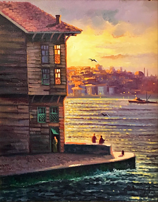 Haydar Besim Aydar imzalı tablo — Yağlı Boya, 50×40 cm, 8.500 TL müzayede satışı