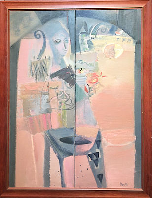 Dessislava Deneva imzalı tablo — Yağlı Boya, 60×80 cm, 3.500 TL müzayede satışı
