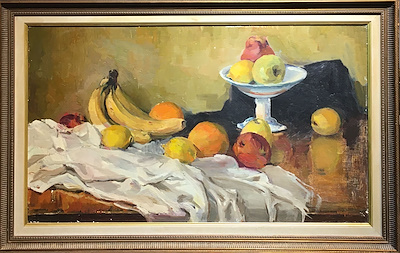 Vagıf İbrahim imzalı tablo — Yağlı Boya, 48×80 cm, 18.000 TL müzayede satışı