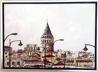 Özcan Allahverdi imzalı tablo — Yağlı Boya, 50×70 cm, 42.500 TL müzayede satışı