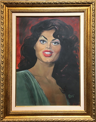 Bedri Koraman imzalı tablo — Guaj, 50×35 cm, 5.000 TL müzayede satışı