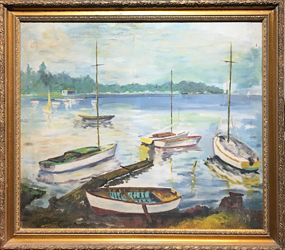 Talat Emin imzalı tablo — Yağlı Boya, 50×60 cm, 8.500 TL müzayede satışı