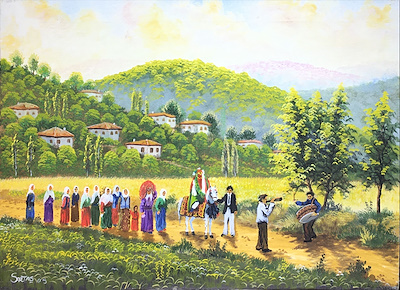 Hüseyin Sartaş imzalı tablo — Yağlı Boya, 50×70 cm, 32.500 TL müzayede satışı