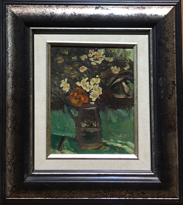 Atilla Tos imzalı tablo — Yağlı Boya, 16×12 cm, 1.500 TL müzayede satışı