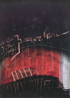 Emine Sılan imzalı tablo — Karışık Teknik, 27×20 cm, 750 TL müzayede satışı