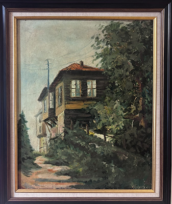 Onur imzalı tablo — Yağlı Boya, 50×40 cm, 1.500 TL müzayede satışı
