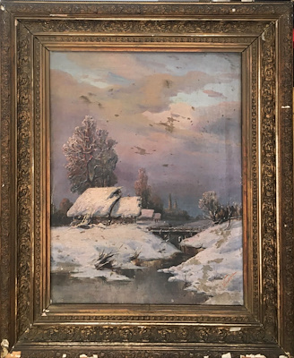 Yuri Klever - Yuliy Yulevich Klever imzalı tablo — Yağlı Boya, 70×55 cm, 70.000 TL müzayede satışı