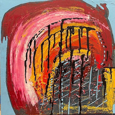 Firuze Malkoç imzalı tablo — Yağlı Boya, 30×30 cm, 1.500 TL müzayede satışı