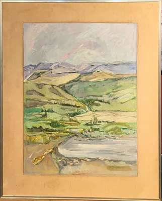 Kristin Saleri imzalı tablo — Yağlı Boya, 48×35 cm, 50.000 TL müzayede satışı