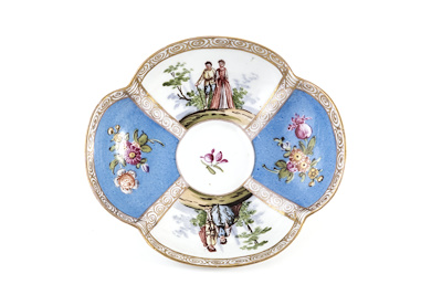 19th Century Helena Wolfsohn Porcelain Cup and Saucer-Porcelain