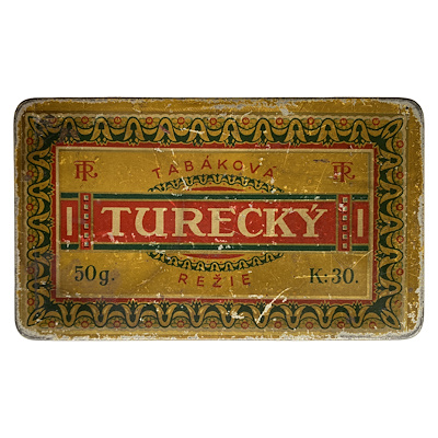 Turecky (Türkiye)” brand Tabakova Rezie (Slovenian Tobacco Administration)  production tin tobacco
