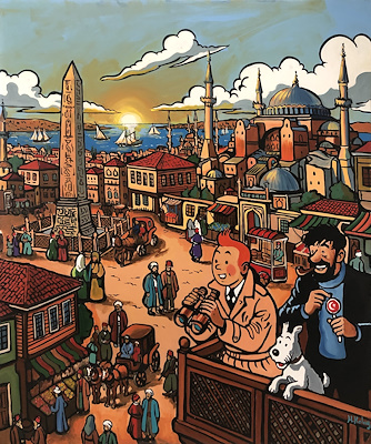 Hakan Kalay imzalı tablo, 28.000 TL müzayede satışı
