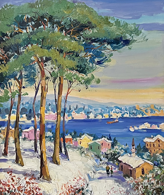 Ahmet Fazıl Aksoy imzalı tablo, 65.000 TL müzayede satışı