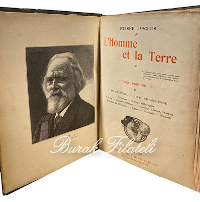 L'Homme Et La Terre, Élisée Reclus, 1905 / 1908 Paris-6 cilt 572+