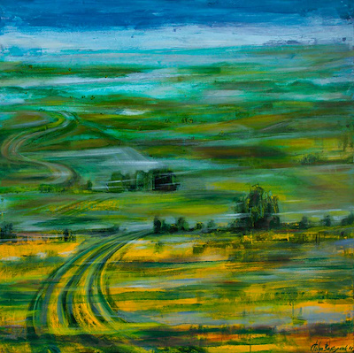 Tolga Boztoprak imzalı tablo — Yağlı Boya, 100×100 cm, 32.000 TL müzayede satışı
