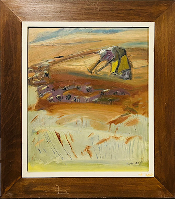 Nazan Sönmez imzalı tablo — Yağlı Boya, 40×30 cm, 2.500 TL müzayede satışı