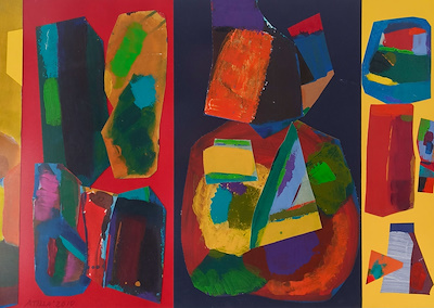 Atilla Eşen imzalı tablo — Karışık Teknik, 50×70 cm, 3.500 TL müzayede satışı