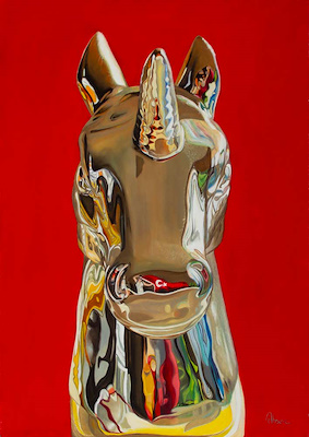 Ahsen Küçükçalık imzalı tablo — Akrilik Boya, 70×50 cm, 8.000 TL müzayede satışı