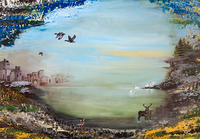 Seher Hak imzalı tablo — Yağlı Boya, 70×100 cm, 6.500 TL müzayede satışı