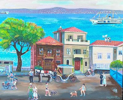 Yavuz Saraçoğlu imzalı tablo — Yağlı Boya, 40×50 cm, 4.000 TL müzayede satışı
