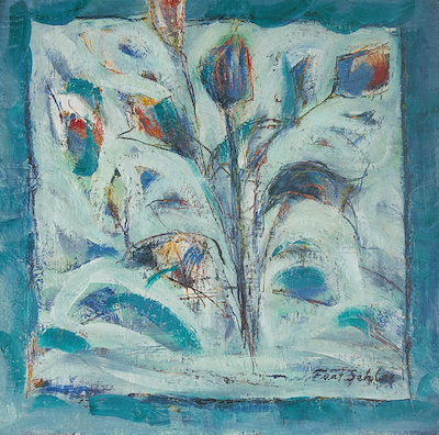 Fuat Şehler imzalı tablo — Yağlı Boya, 70×70 cm, 4.000 TL müzayede satışı