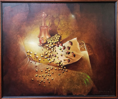 Serap Demirağ imzalı tablo — Yağlı Boya, 100×120 cm, 8.000 TL müzayede satışı