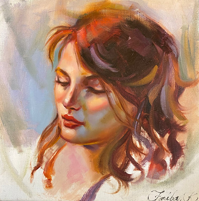 Fariba Karimi imzalı tablo — Yağlı Boya, 30×30 cm, 1.000 TL müzayede satışı