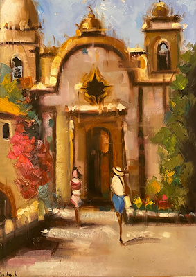 Fariba Karimi imzalı tablo — Yağlı Boya, 58×40 cm, 2.000 TL müzayede satışı