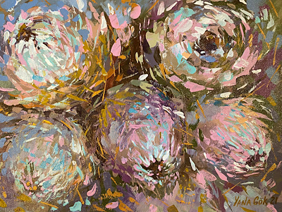 Yana Gök imzalı tablo — Yağlı Boya, 24×30 cm, 1.000 TL müzayede satışı