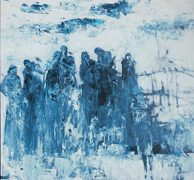 Orhan Zafer imzalı tablo — Akrilik Boya, 68×76 cm, 13.000 TL müzayede satışı