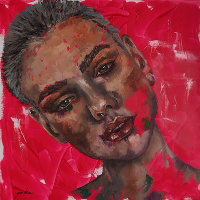 Ayşe Kıran imzalı tablo — Yağlı Boya, 70×70 cm, 6.000 TL müzayede satışı