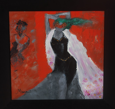 Mira Koldaş imzalı tablo — Yağlı Boya, 35×35 cm, 2.250 TL müzayede satışı