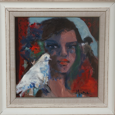 Mira Koldaş imzalı tablo — Yağlı Boya, 30×30 cm, 2.250 TL müzayede satışı