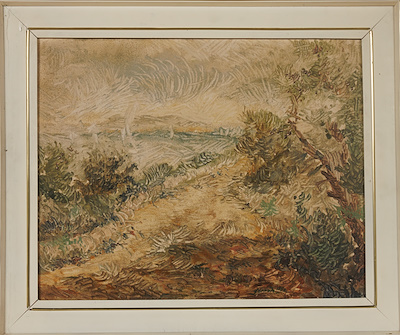 Ferruh Ertürk imzalı tablo — Yağlı Boya, 40×50 cm, 2.000 TL müzayede satışı