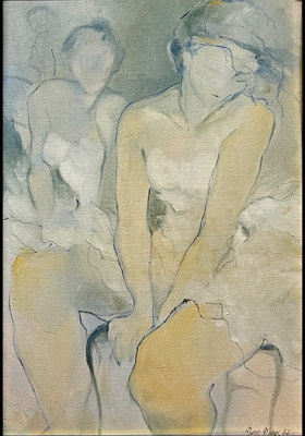 Nuran Manas imzalı tablo — Yağlı Boya, 50×35 cm, 7.500 TL müzayede satışı