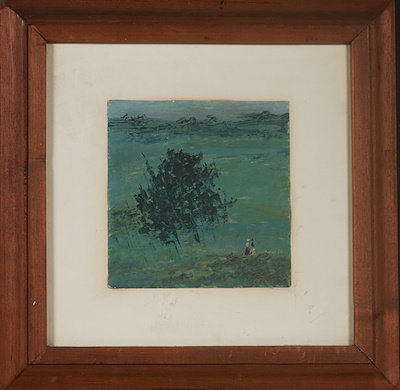 Turgut Uzunömeroğlu imzalı tablo — Yağlı Boya, 18×18 cm, 2.750 TL müzayede satışı
